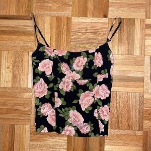 Reformation Grace Top in floral print